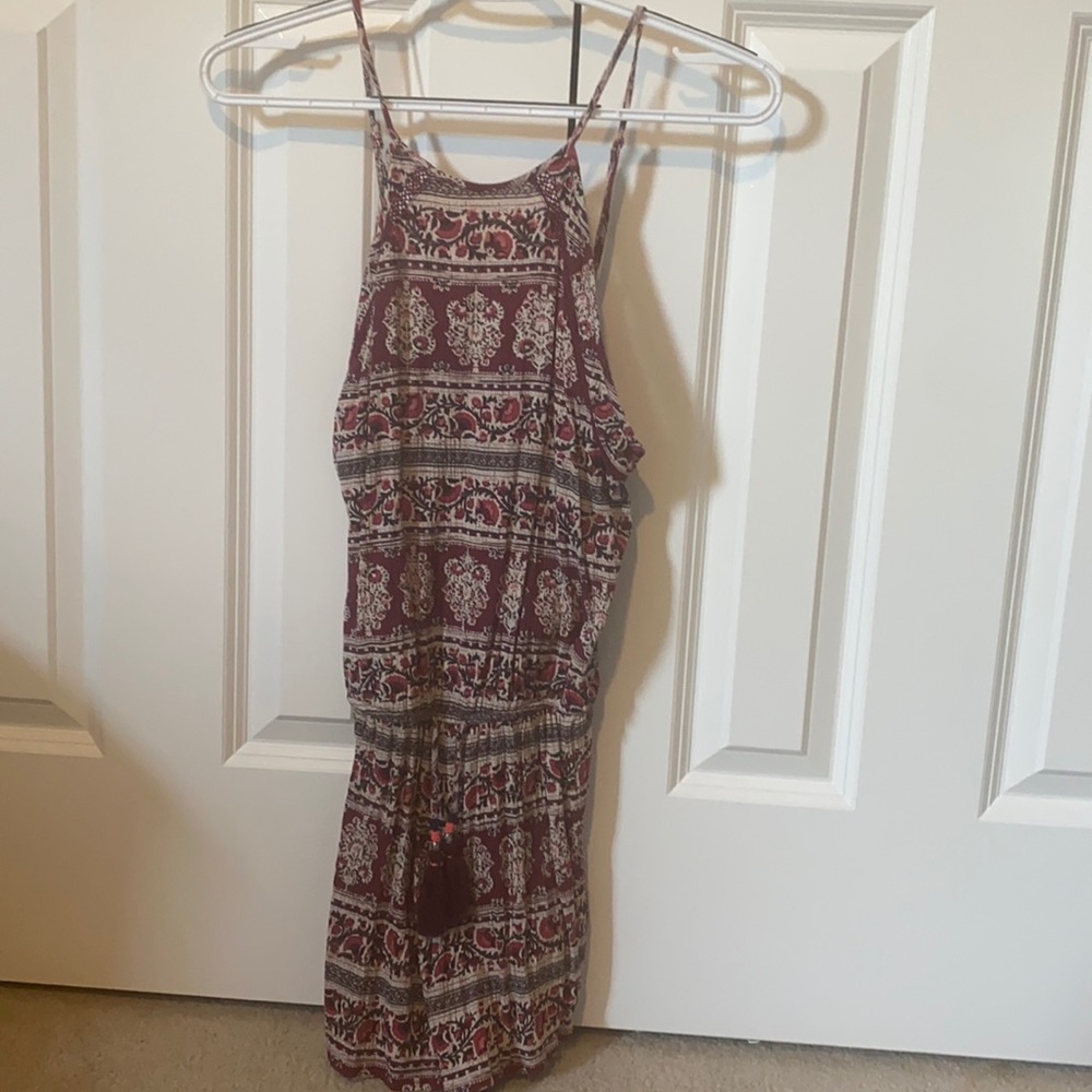 AE high neck multicolored romper size small